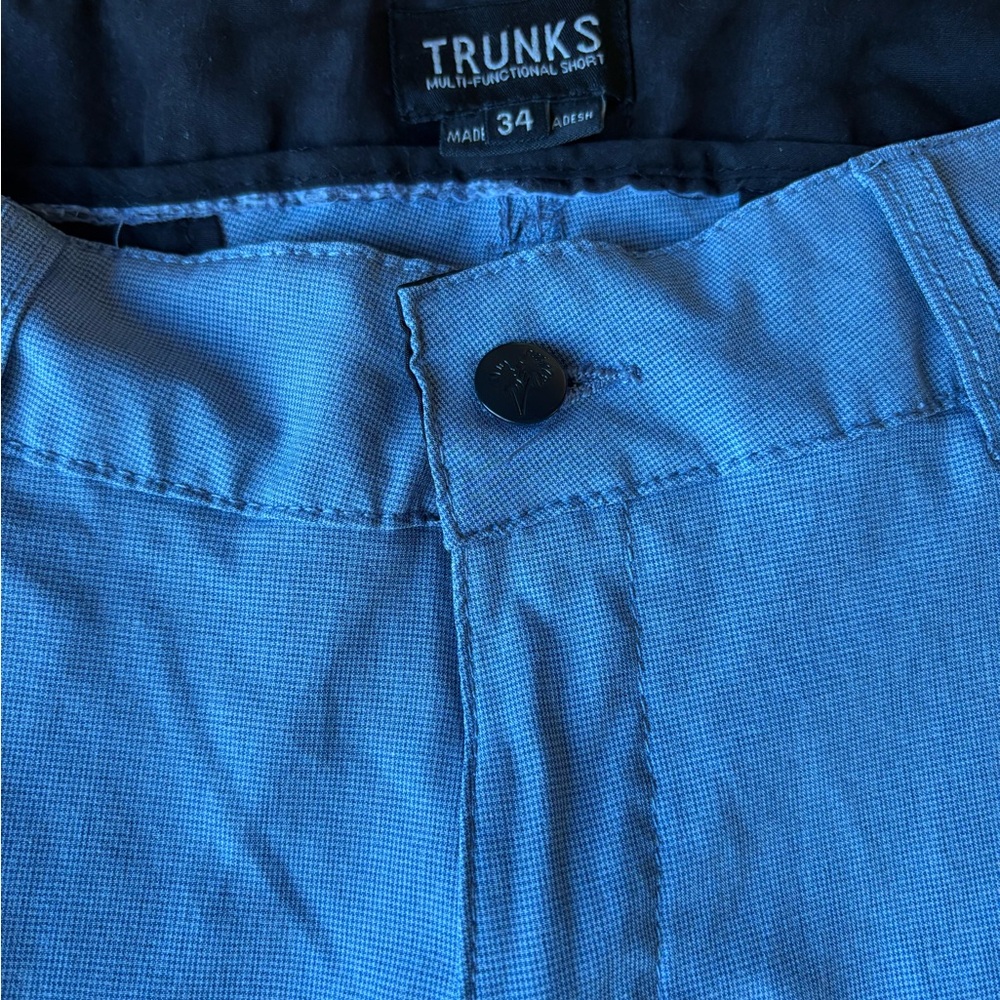 Men's Trunk Blue Shorts - Picture 2 of 6